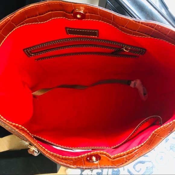 Dooney & Bourke Cooper Croc Hobo Shoulder Bag, NWT - Picture 15 of 16